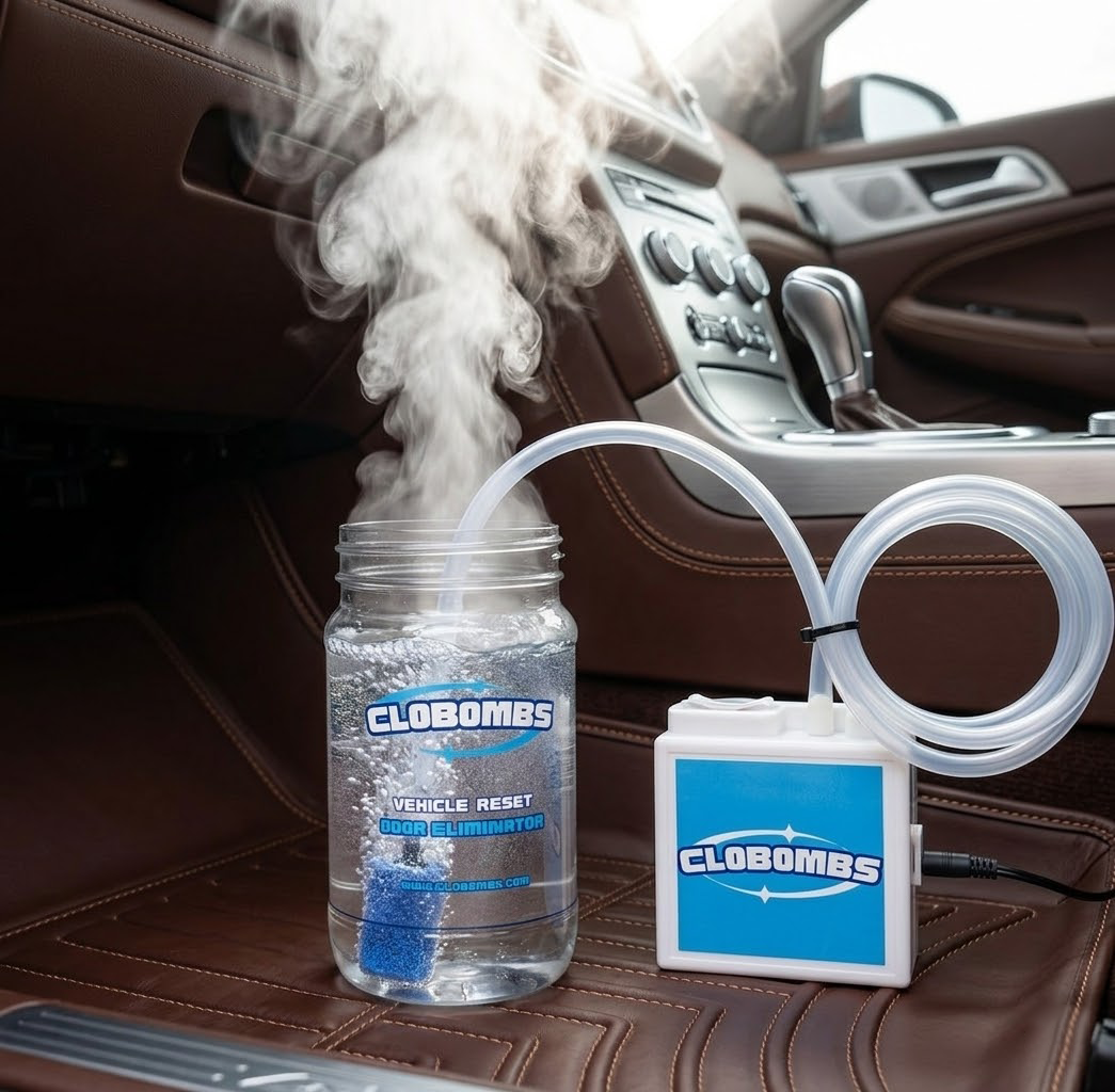 Ultimate Car Odor Removal System - Professional Grade Odor Eliminator Kit