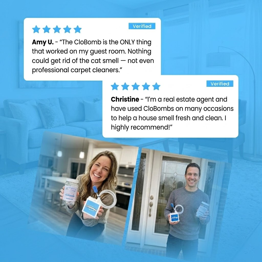 Ultimate Home Odor Removal System - Professional Grade Odor Eliminator Kit