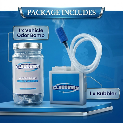 Ultimate Car Odor Removal System - Professional Grade Odor Eliminator Kit