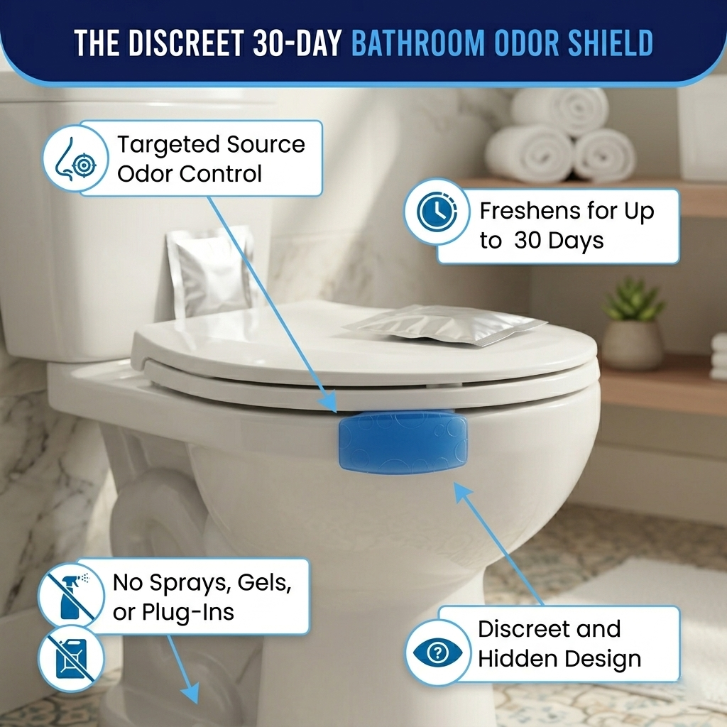 Fresh Grip — 30-Day Toilet & Bathroom Freshener Clip