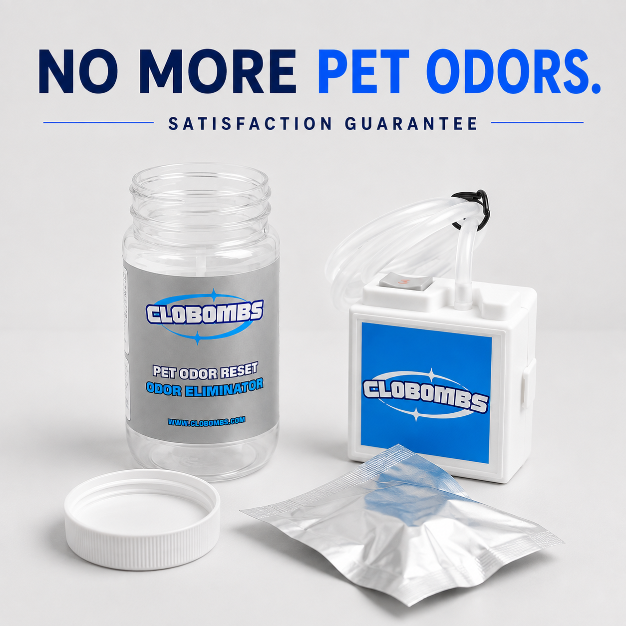 CloBombs Pet Odor Eliminator Kit