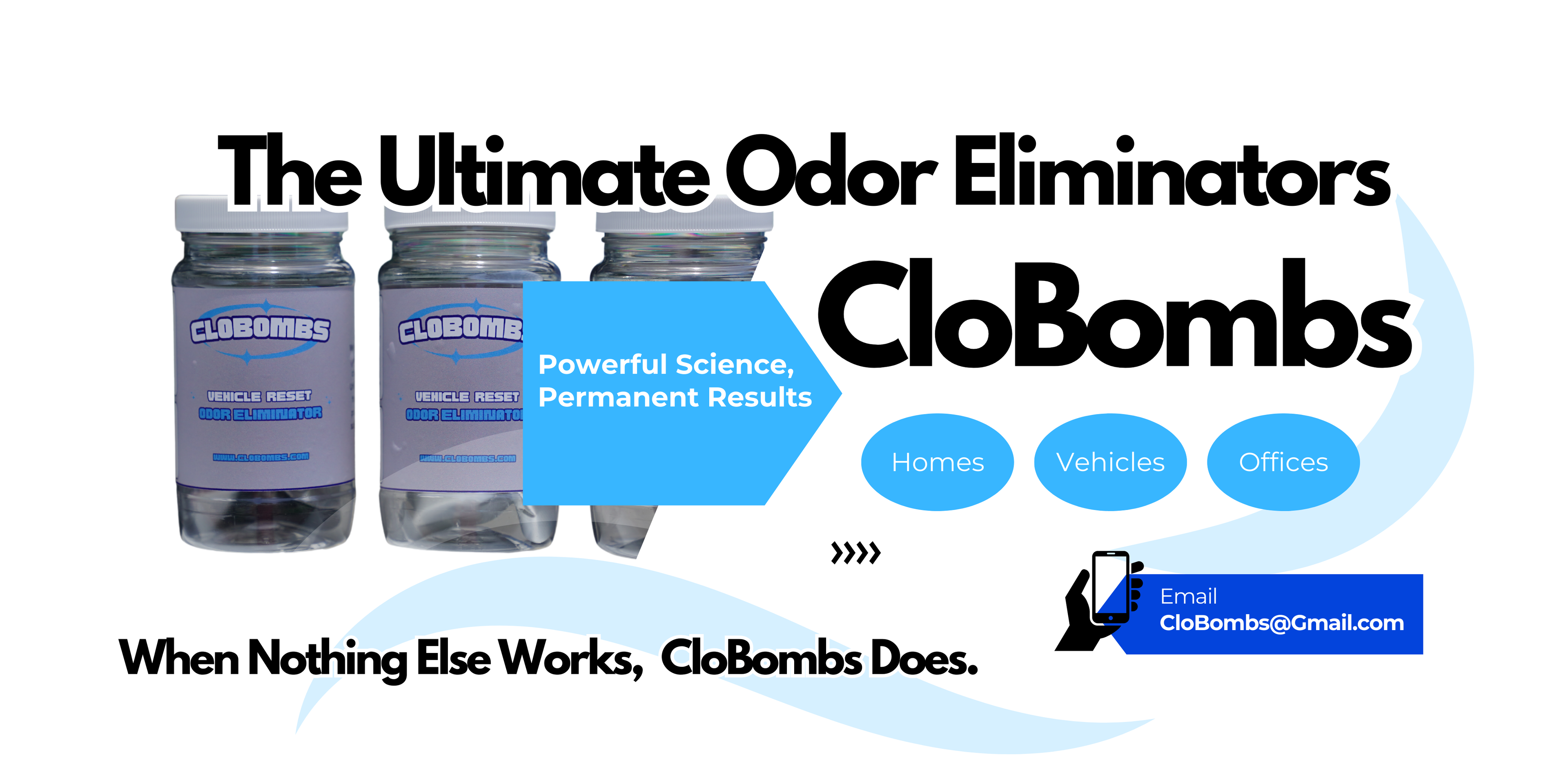 The best car odor eliminators and home odor eliminators on market. Remove cigarette, smoke smells, pet odors and more. 