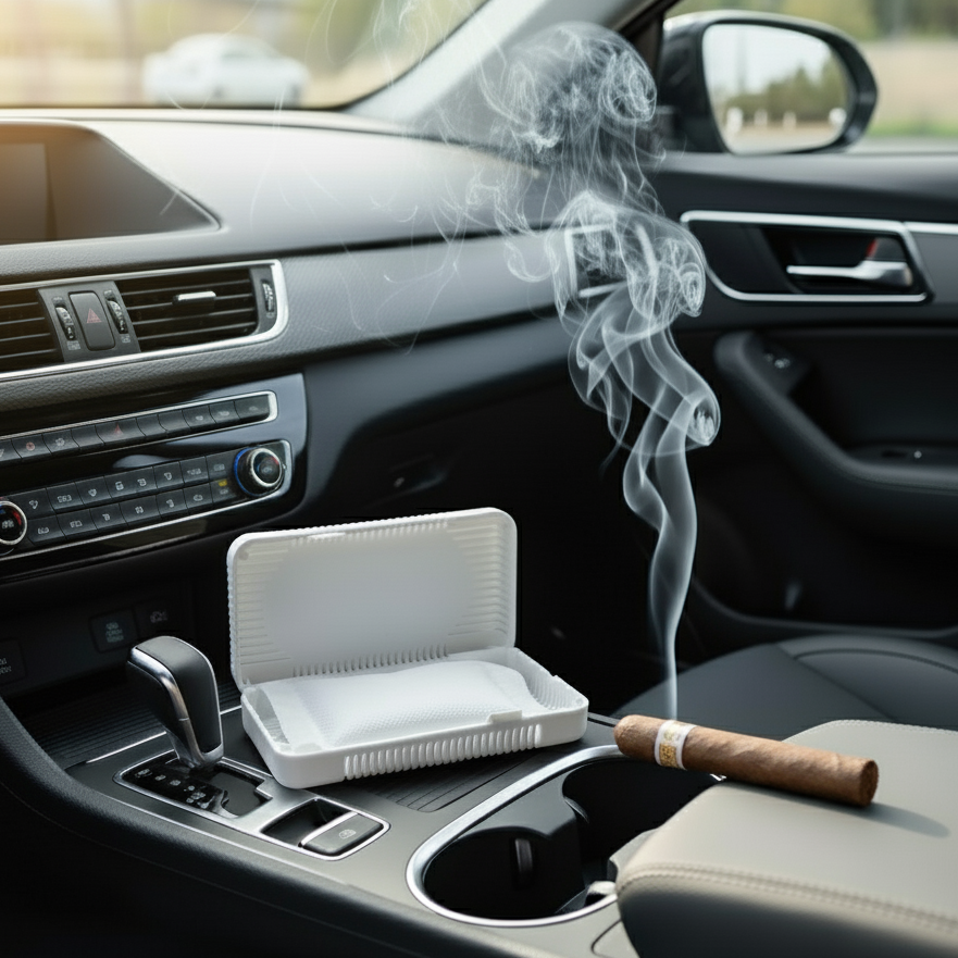 Smoke Relief Pod - 30 Day Continuous Release Vehicle Smoke Odor Absorb CloBombs Smoke Relief Pod - 30 Day Continuous Release Vehicle Smoke Odor Absorb CloBombs